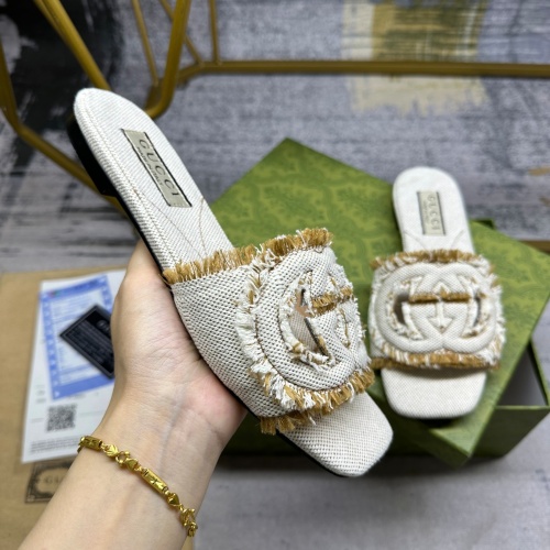 Replica Gucci Slippers For Women #1210053 $85.00 USD for Wholesale