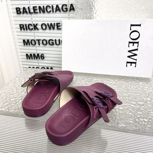 Replica LOEWE Slippers For Women #1210139 $108.00 USD for Wholesale