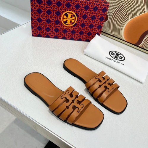 Replica Tory Burch TB Slippers For Women #1210182 $82.00 USD for Wholesale