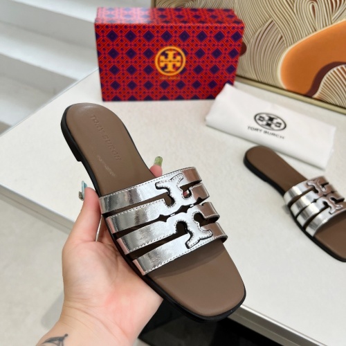 Replica Tory Burch TB Slippers For Women #1210185 $82.00 USD for Wholesale