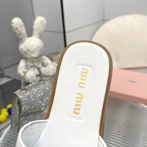 Replica MIU MIU Slippers For Women #1210190 $82.00 USD for Wholesale