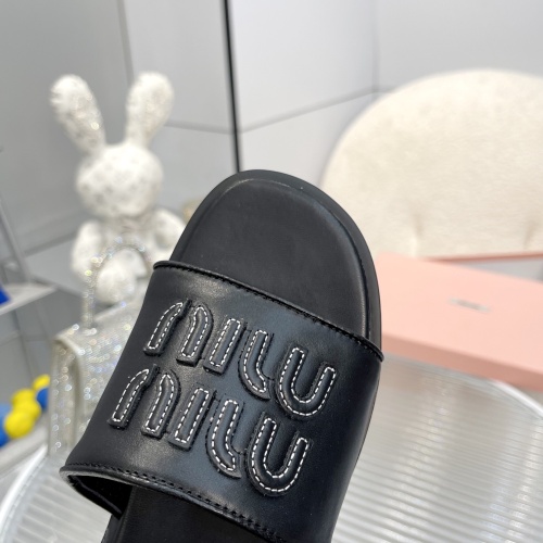 Replica MIU MIU Slippers For Women #1210192 $82.00 USD for Wholesale