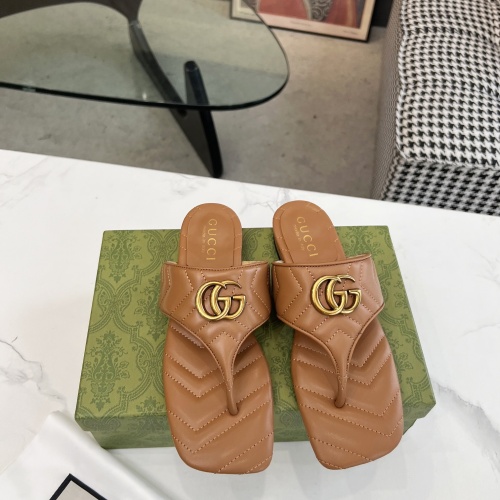 Replica Gucci Slippers For Women #1210200 $80.00 USD for Wholesale