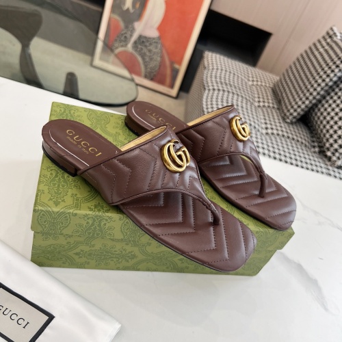 Replica Gucci Slippers For Women #1210201 $80.00 USD for Wholesale