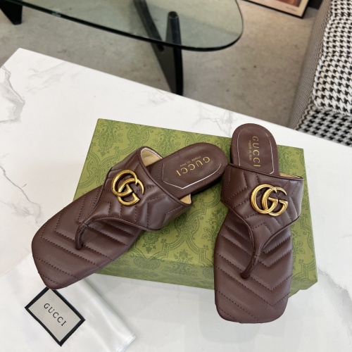 Replica Gucci Slippers For Women #1210201 $80.00 USD for Wholesale