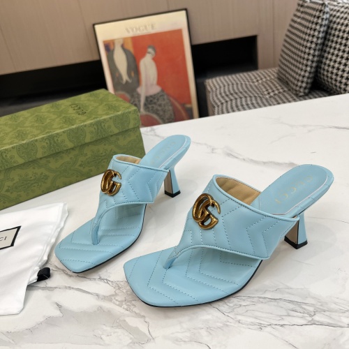 Gucci Slippers For Women #1210205 $85.00 USD, Wholesale Replica Gucci Slippers