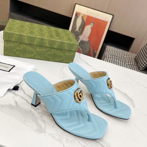 Replica Gucci Slippers For Women #1210205 $85.00 USD for Wholesale