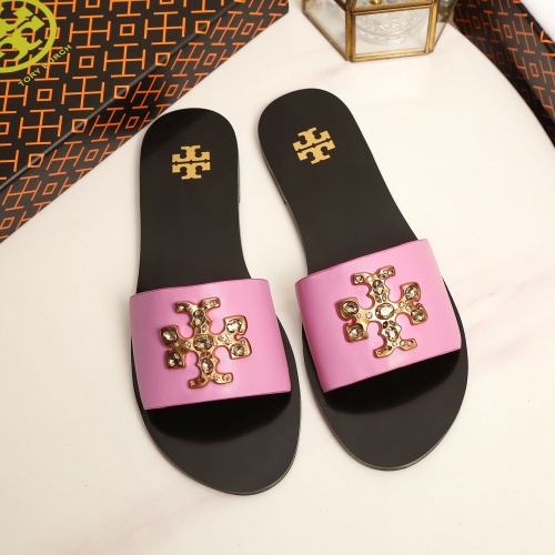 Tory Burch TB Slippers For Women #1210210 $92.00 USD, Wholesale Replica Tory Burch TB Slippers