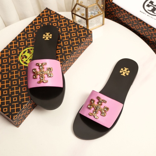 Replica Tory Burch TB Slippers For Women #1210210 $92.00 USD for Wholesale