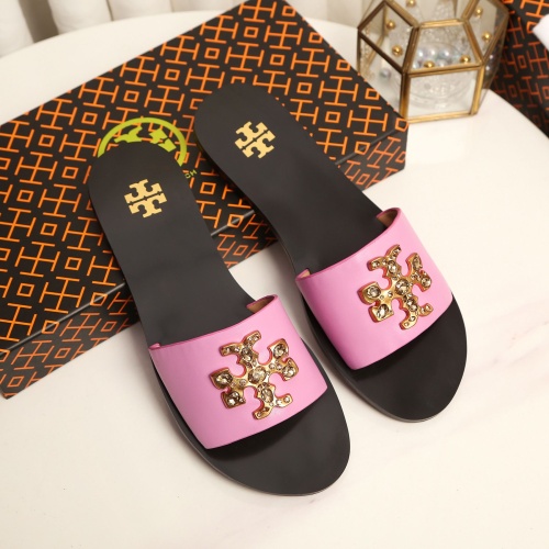 Replica Tory Burch TB Slippers For Women #1210210 $92.00 USD for Wholesale