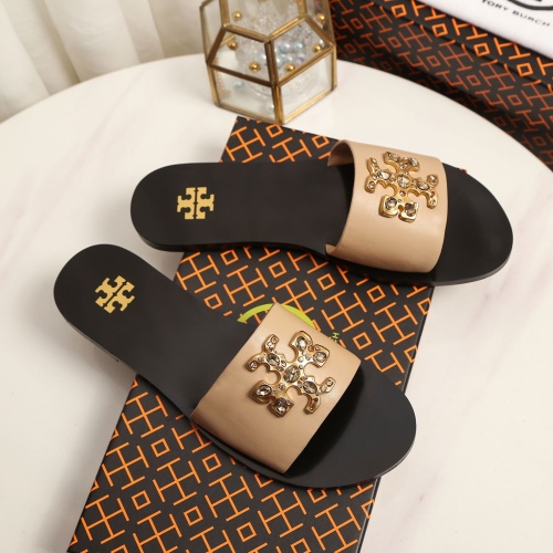 Replica Tory Burch TB Slippers For Women #1210211 $92.00 USD for Wholesale