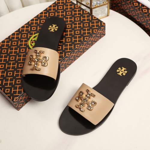 Replica Tory Burch TB Slippers For Women #1210211 $92.00 USD for Wholesale