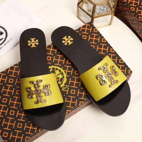 Replica Tory Burch TB Slippers For Women #1210212 $92.00 USD for Wholesale