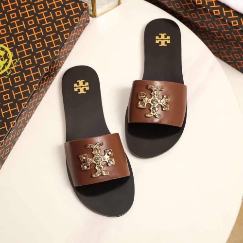 Replica Tory Burch TB Slippers For Women #1210213 $92.00 USD for Wholesale