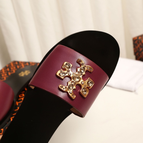 Replica Tory Burch TB Slippers For Women #1210214 $92.00 USD for Wholesale