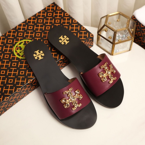 Replica Tory Burch TB Slippers For Women #1210214 $92.00 USD for Wholesale