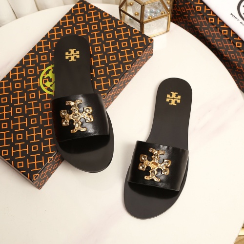 Replica Tory Burch TB Slippers For Women #1210216 $92.00 USD for Wholesale