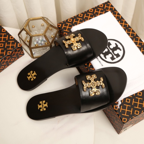 Replica Tory Burch TB Slippers For Women #1210216 $92.00 USD for Wholesale