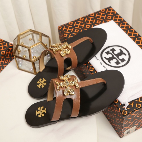 Replica Tory Burch TB Slippers For Women #1210227 $96.00 USD for Wholesale