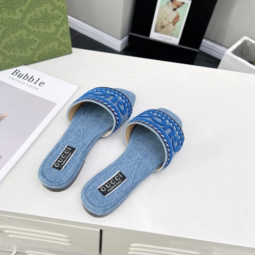 Replica Gucci Slippers For Women #1210233 $80.00 USD for Wholesale