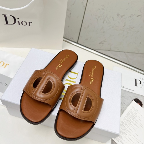 Replica Christian Dior Slippers For Women #1210262 $82.00 USD for Wholesale