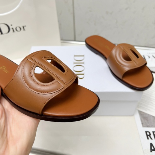 Replica Christian Dior Slippers For Women #1210262 $82.00 USD for Wholesale