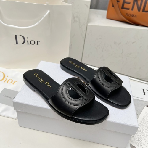 Replica Christian Dior Slippers For Women #1210265 $82.00 USD for Wholesale