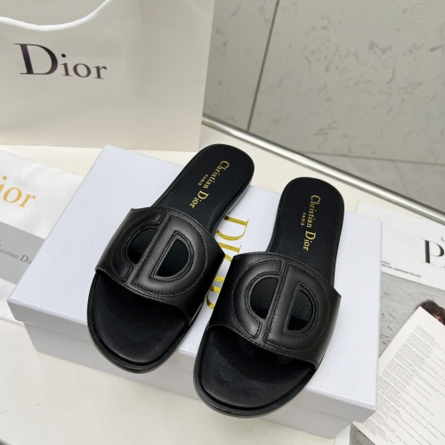 Replica Christian Dior Slippers For Women #1210265 $82.00 USD for Wholesale