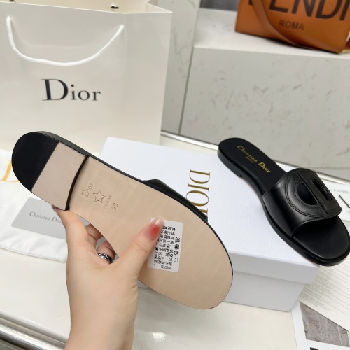 Replica Christian Dior Slippers For Women #1210265 $82.00 USD for Wholesale