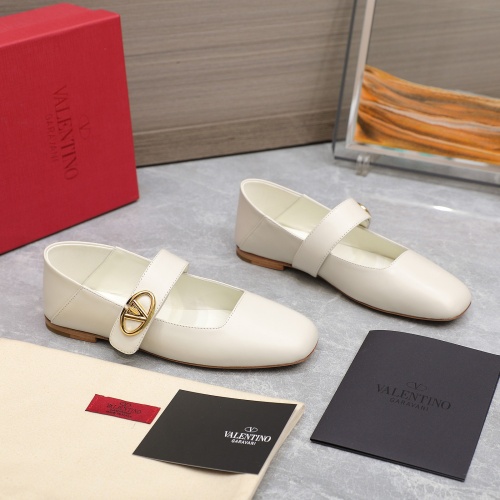 Replica Valentino Flat Shoes For Women #1210336 $108.00 USD for Wholesale