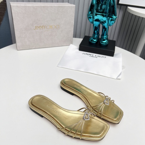 Replica Jimmy Choo Slippers For Women #1210374 $98.00 USD for Wholesale