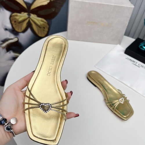 Replica Jimmy Choo Slippers For Women #1210374 $98.00 USD for Wholesale