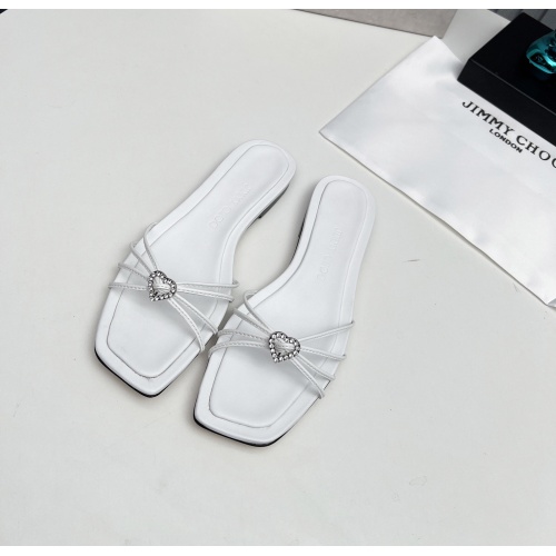 Jimmy Choo Slippers For Women #1210375 $98.00 USD, Wholesale Replica Jimmy Choo Slippers