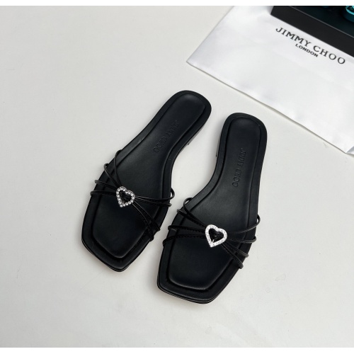 Jimmy Choo Slippers For Women #1210379 $98.00 USD, Wholesale Replica Jimmy Choo Slippers