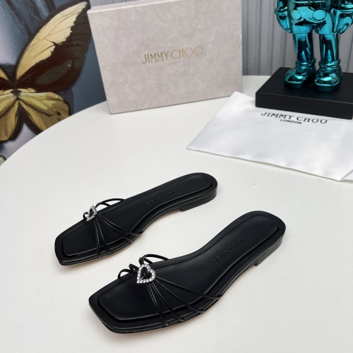 Replica Jimmy Choo Slippers For Women #1210379 $98.00 USD for Wholesale