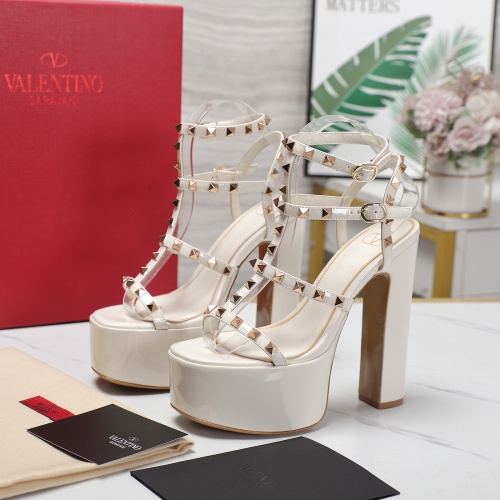 Valentino Sandal For Women #1210380 $130.00 USD, Wholesale Replica Valentino Sandal