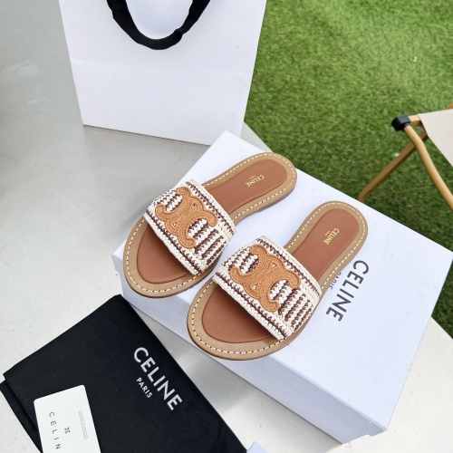 Celine Slippers For Women #1210390 $85.00 USD, Wholesale Replica Celine Slippers