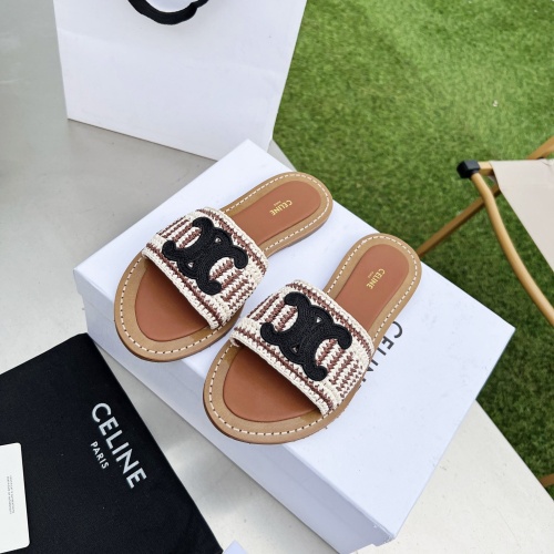 Celine Slippers For Women #1210391 $85.00 USD, Wholesale Replica Celine Slippers