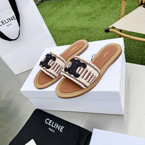 Replica Celine Slippers For Women #1210391 $85.00 USD for Wholesale