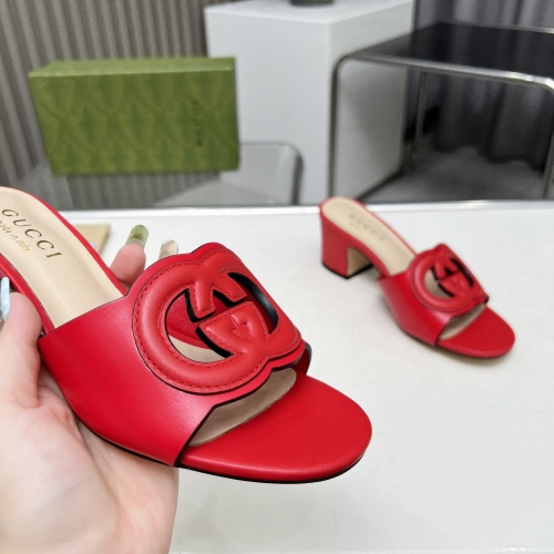 Replica Gucci Slippers For Women #1210401 $85.00 USD for Wholesale