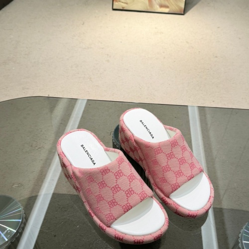 Replica Balenciaga Slippers For Women #1210414 $82.00 USD for Wholesale