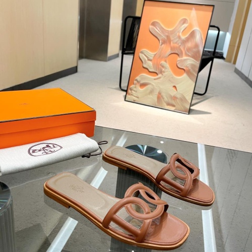 Replica Hermes Slippers For Women #1210418 $96.00 USD for Wholesale