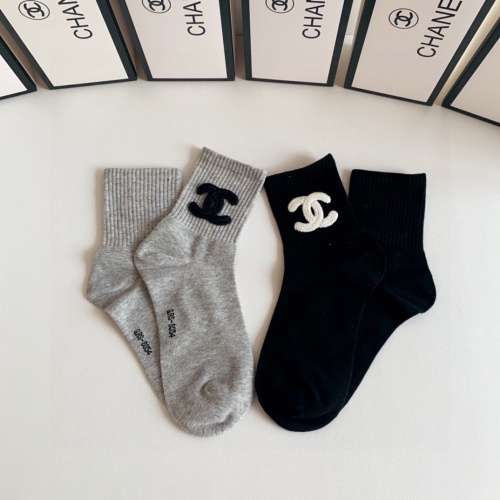 Replica Chanel Socks #1210448 $29.00 USD for Wholesale