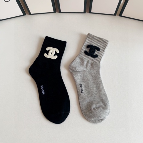 Replica Chanel Socks #1210448 $29.00 USD for Wholesale