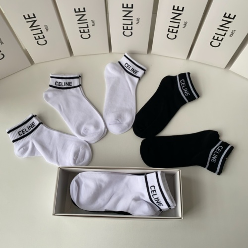 Replica Celine Socks #1210456 $27.00 USD for Wholesale