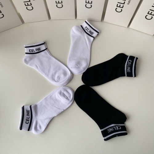 Replica Celine Socks #1210456 $27.00 USD for Wholesale