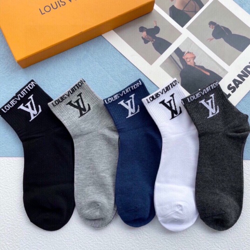 Louis Vuitton LV Socks #1210462 $29.00 USD, Wholesale Replica Louis Vuitton LV Socks