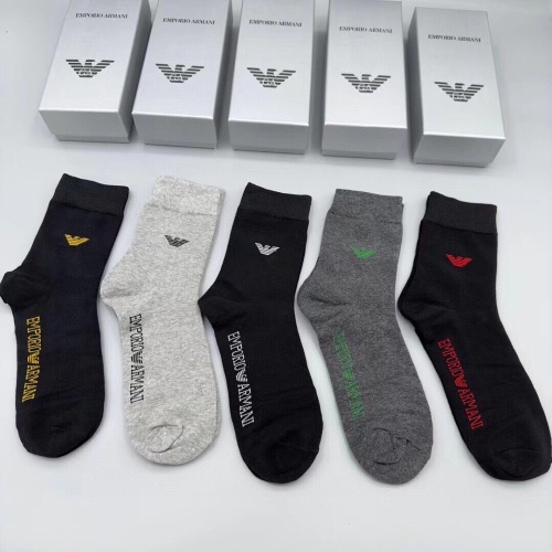 Armani Socks #1210463 $29.00 USD, Wholesale Replica Armani Socks