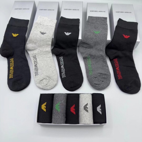 Replica Armani Socks #1210463 $29.00 USD for Wholesale