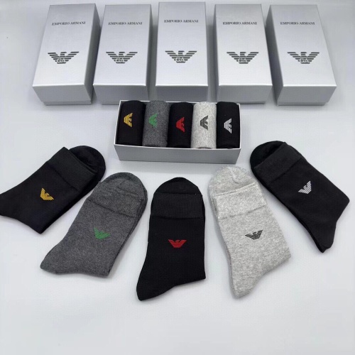 Replica Armani Socks #1210463 $29.00 USD for Wholesale